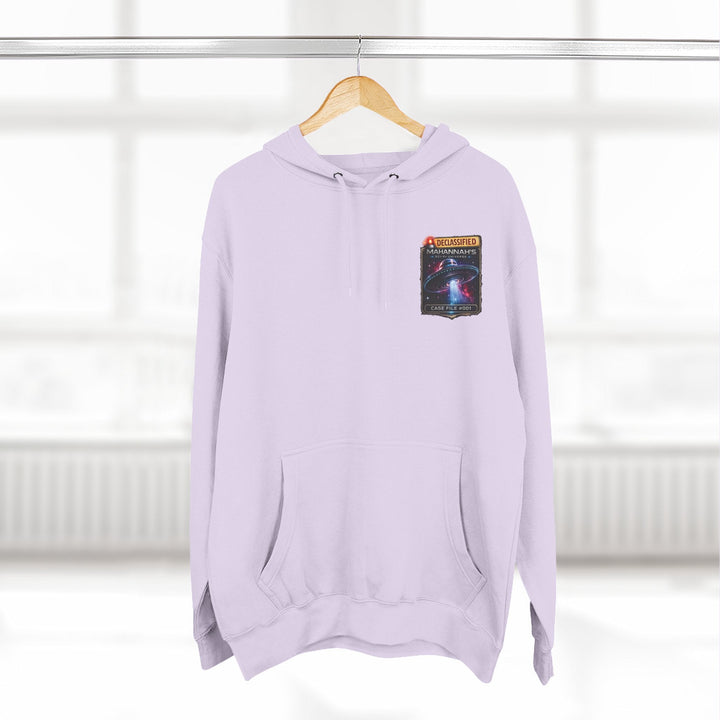 The Great Cowduction™ 3-Panel Fleece Hoodie | Cosmic Curiosities™ Archive – Case File 001 - Mahannah&