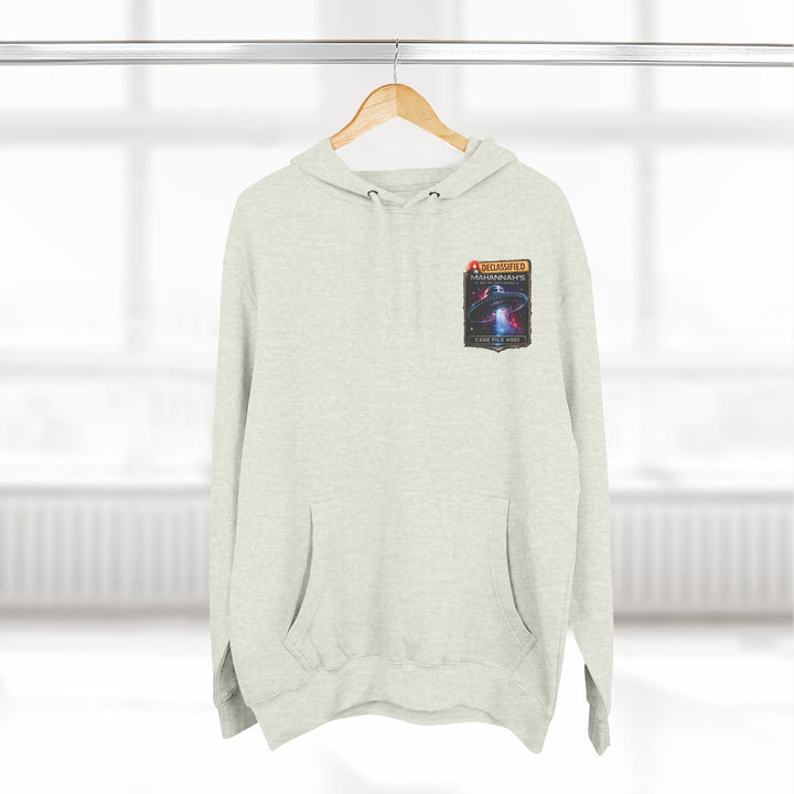The Great Cowduction™ 3-Panel Fleece Hoodie | Cosmic Curiosities™ Archive – Case File 001 - Mahannah&