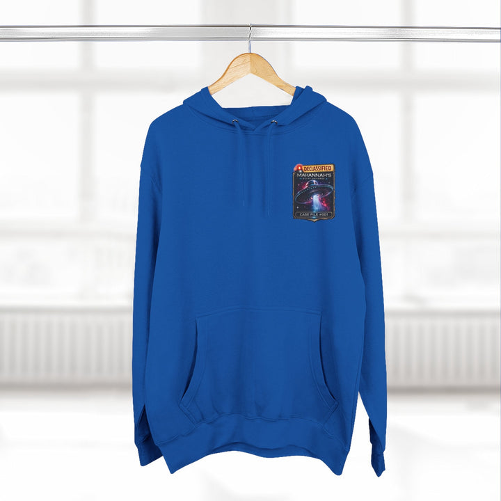 The Great Cowduction™ 3-Panel Fleece Hoodie | Cosmic Curiosities™ Archive – Case File 001 - Mahannah&