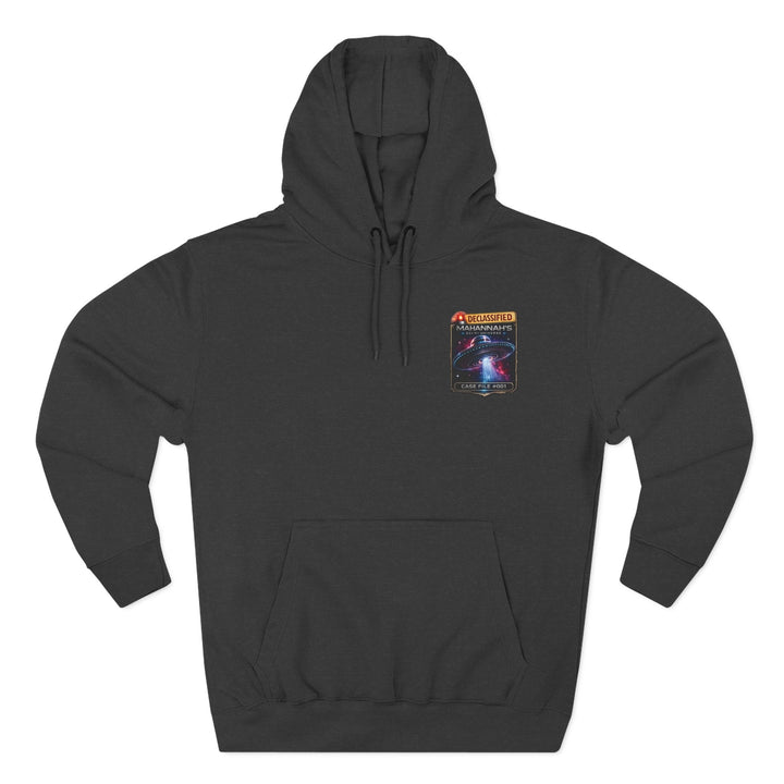 The Great Cowduction™ 3-Panel Fleece Hoodie | Cosmic Curiosities™ Archive – Case File 001 - Mahannah&