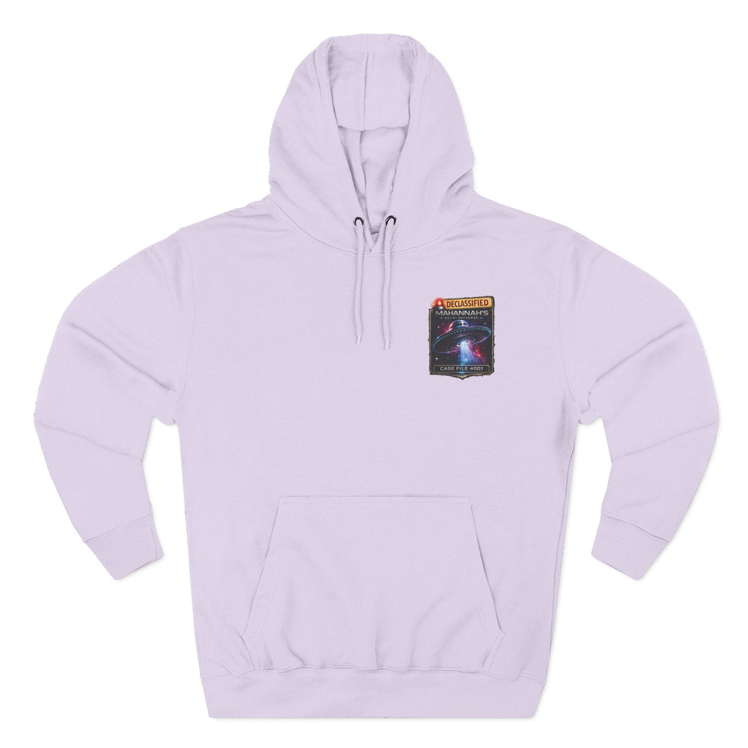 The Great Cowduction™ 3-Panel Fleece Hoodie | Cosmic Curiosities™ Archive – Case File 001 - Mahannah&