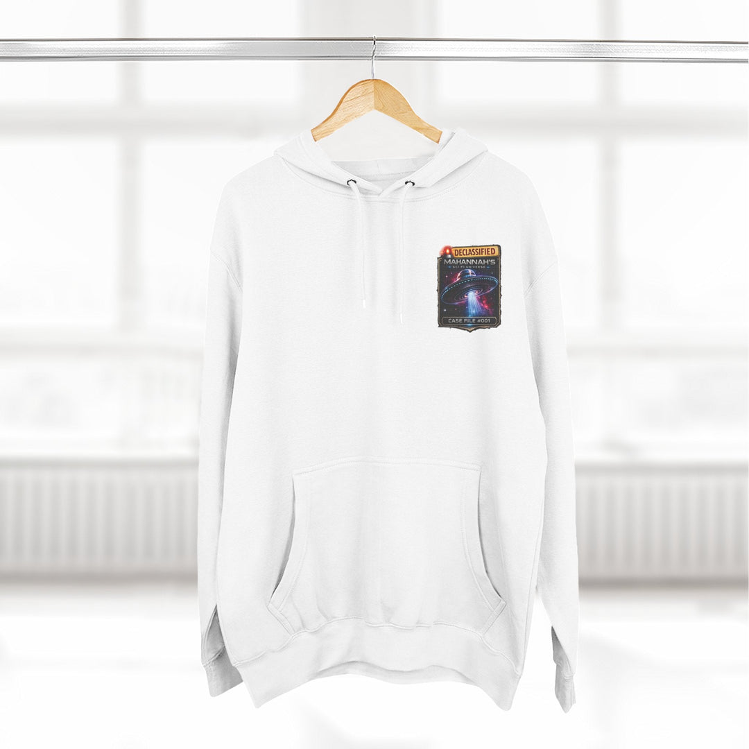 The Great Cowduction™ 3-Panel Fleece Hoodie | Cosmic Curiosities™ Archive – Case File 001 - Mahannah&