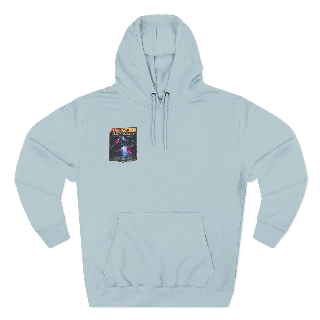The Great Cowduction™ 3-Panel Fleece Hoodie | Cosmic Curiosities™ Archive – Case File 001 - Mahannah&