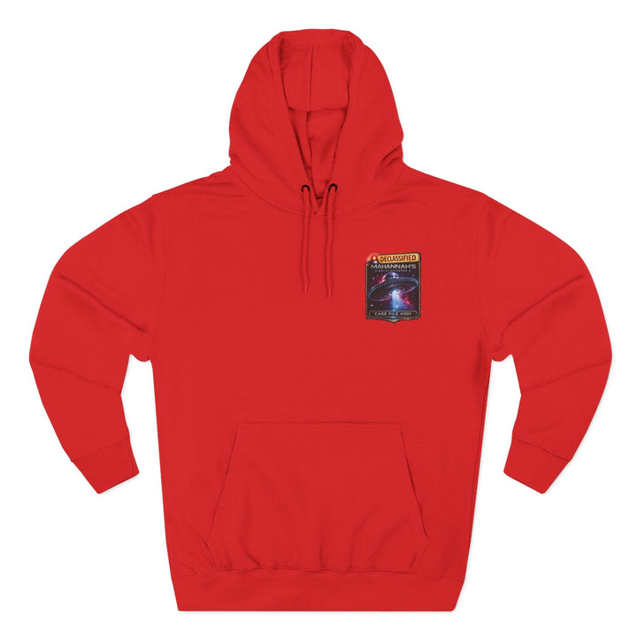The Great Cowduction™ 3-Panel Fleece Hoodie | Cosmic Curiosities™ Archive – Case File 001 - Mahannah&