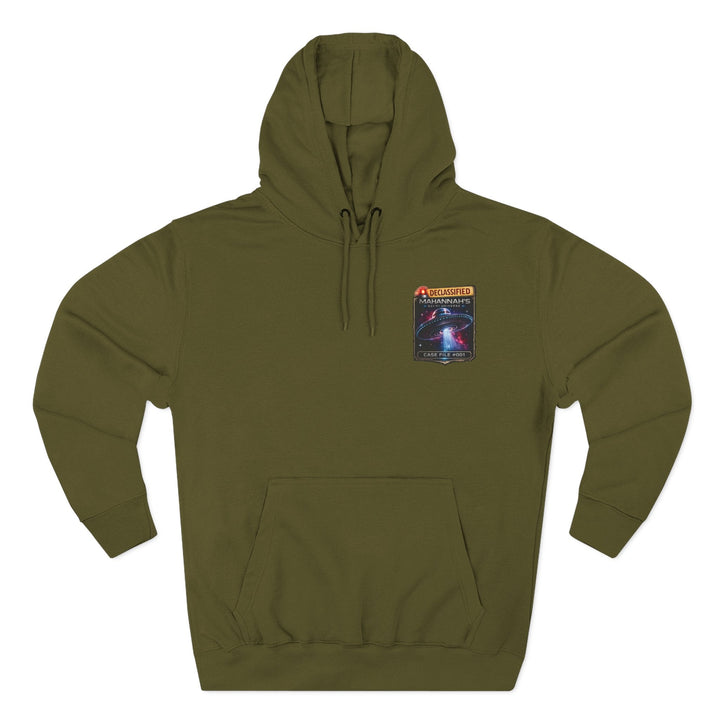 The Great Cowduction™ 3-Panel Fleece Hoodie | Cosmic Curiosities™ Archive – Case File 001 - Mahannah&
