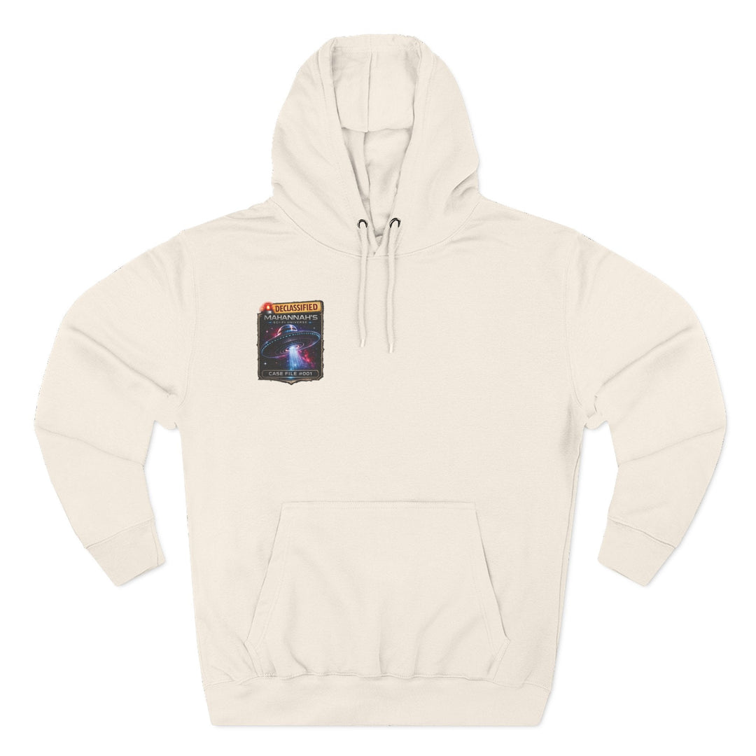 The Great Cowduction™ 3-Panel Fleece Hoodie | Cosmic Curiosities™ Archive – Case File 001 - Mahannah&