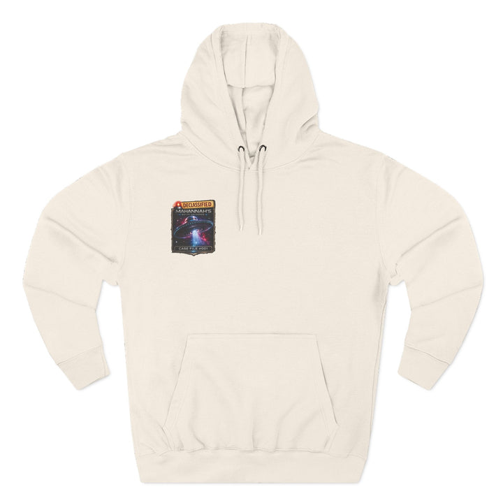 The Great Cowduction™ 3-Panel Fleece Hoodie | Cosmic Curiosities™ Archive – Case File 001 - Mahannah&