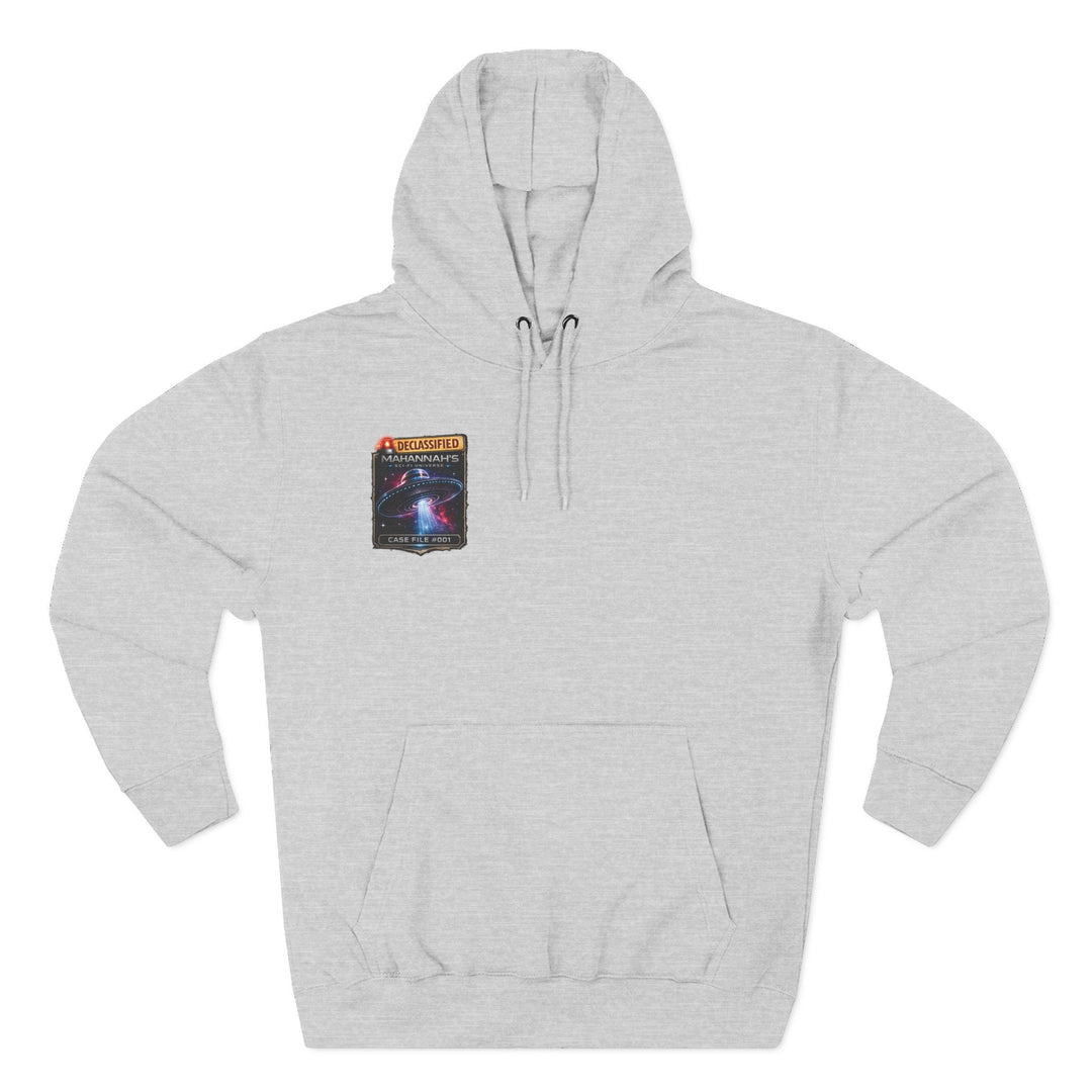 The Great Cowduction™ 3-Panel Fleece Hoodie | Cosmic Curiosities™ Archive – Case File 001 - Mahannah&