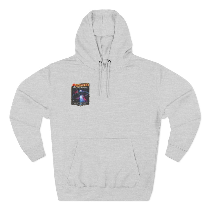 The Great Cowduction™ 3-Panel Fleece Hoodie | Cosmic Curiosities™ Archive – Case File 001 - Mahannah&