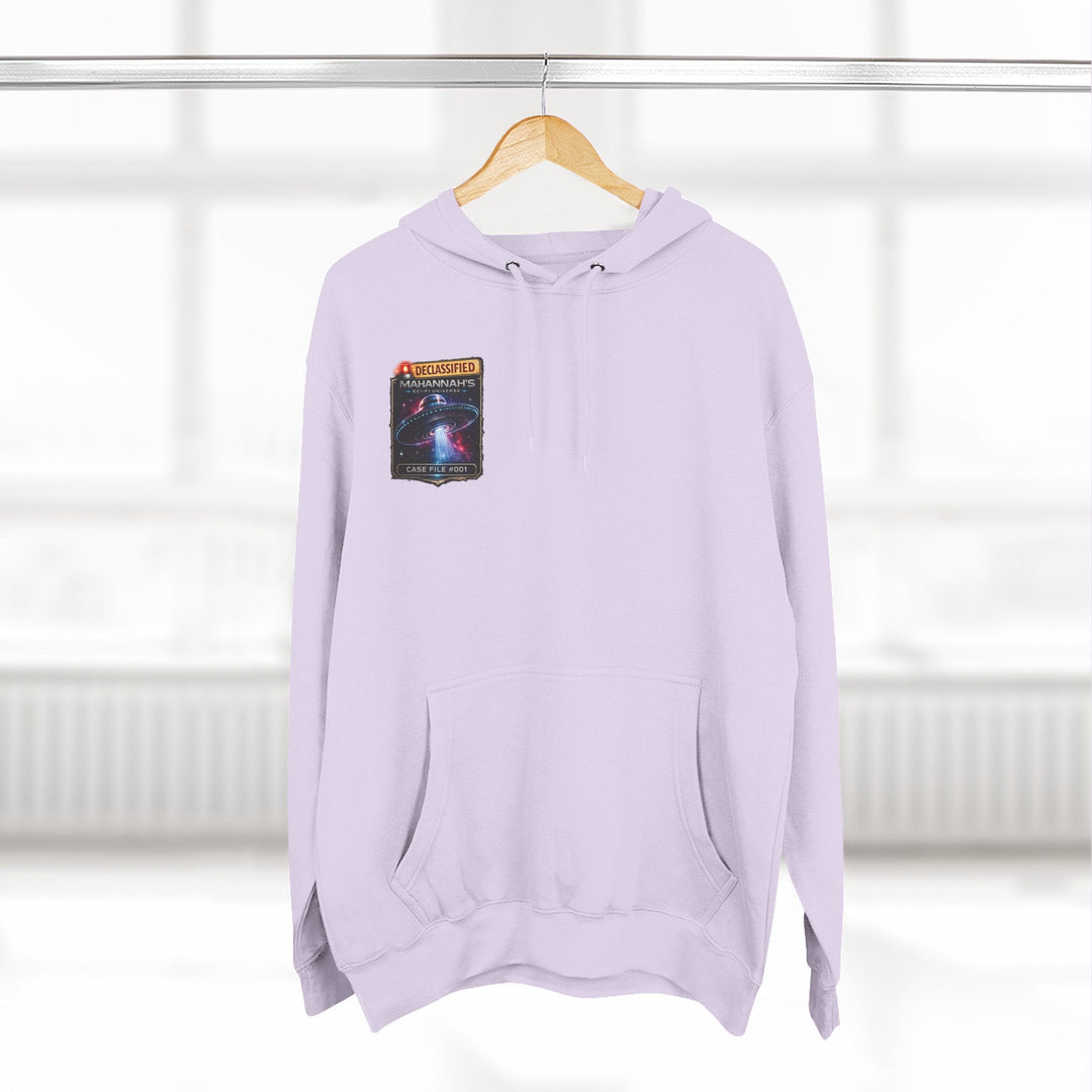 The Great Cowduction™ 3-Panel Fleece Hoodie | Cosmic Curiosities™ Archive – Case File 001 - Mahannah&