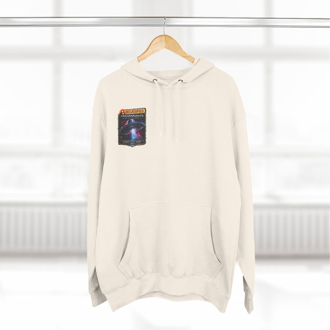 The Great Cowduction™ 3-Panel Fleece Hoodie | Cosmic Curiosities™ Archive – Case File 001 - Mahannah&