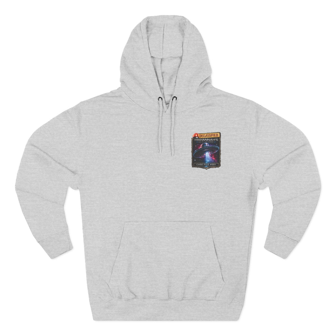 The Great Cowduction™ 3-Panel Fleece Hoodie | Cosmic Curiosities™ Archive – Case File 001 - Mahannah&