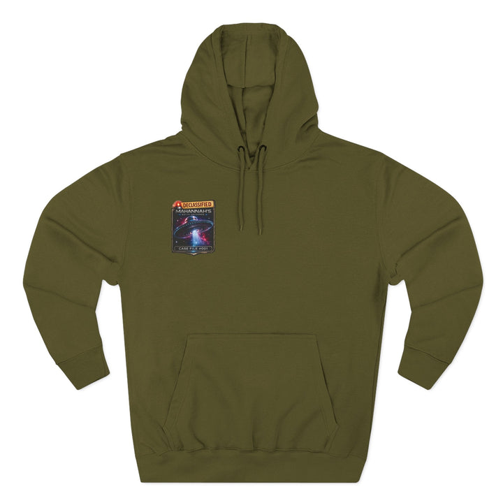 The Great Cowduction™ 3-Panel Fleece Hoodie | Cosmic Curiosities™ Archive – Case File 001 - Mahannah&