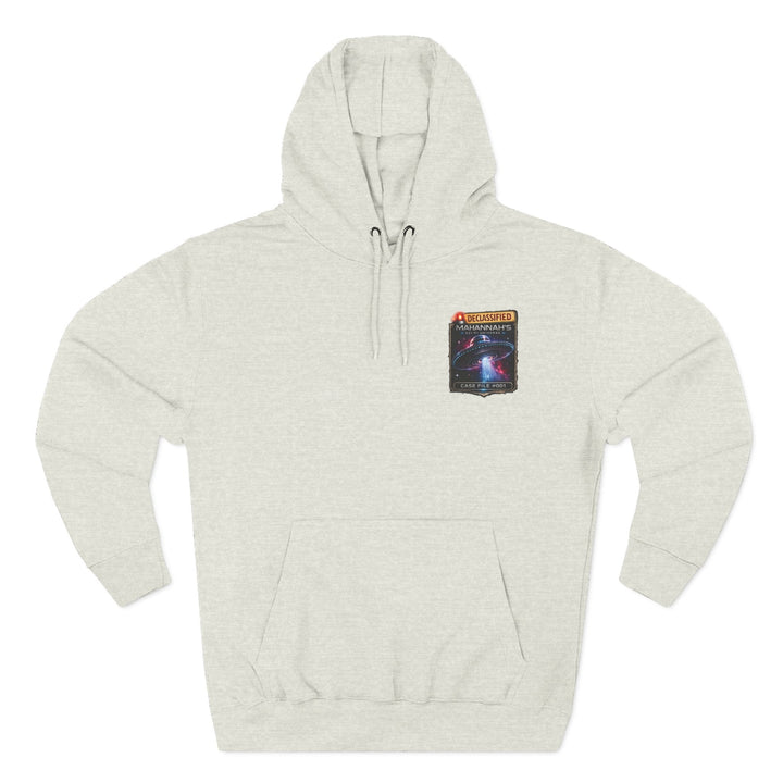 The Great Cowduction™ 3-Panel Fleece Hoodie | Cosmic Curiosities™ Archive – Case File 001 - Mahannah&