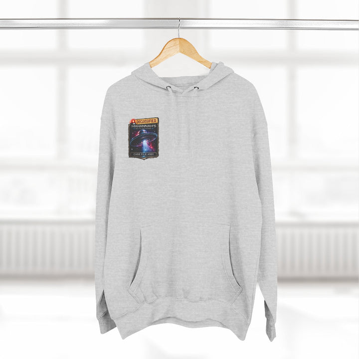 The Great Cowduction™ 3-Panel Fleece Hoodie | Cosmic Curiosities™ Archive – Case File 001 - Mahannah&
