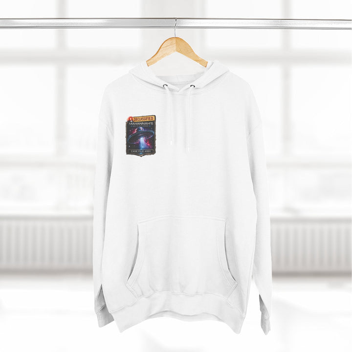 The Great Cowduction™ 3-Panel Fleece Hoodie | Cosmic Curiosities™ Archive – Case File 001 - Mahannah&