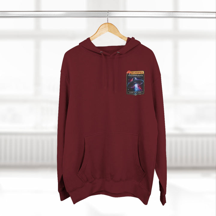 The Great Cowduction™ 3-Panel Fleece Hoodie | Cosmic Curiosities™ Archive – Case File 001 - Mahannah&