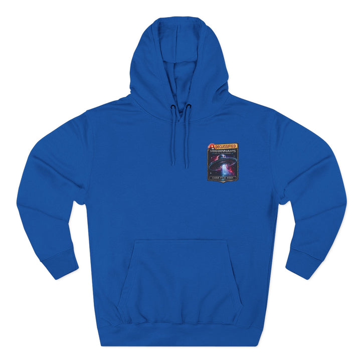The Great Cowduction™ 3-Panel Fleece Hoodie | Cosmic Curiosities™ Archive – Case File 001 - Mahannah&
