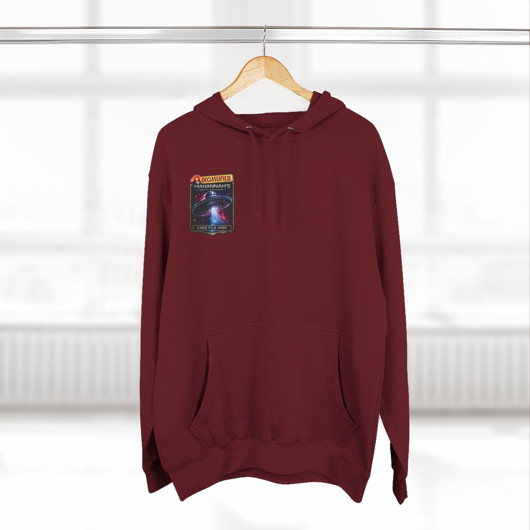 The Great Cowduction™ 3-Panel Fleece Hoodie | Cosmic Curiosities™ Archive – Case File 001 - Mahannah&
