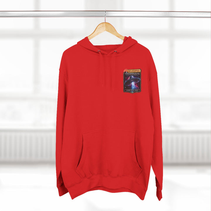 The Great Cowduction™ 3-Panel Fleece Hoodie | Cosmic Curiosities™ Archive – Case File 001 - Mahannah&
