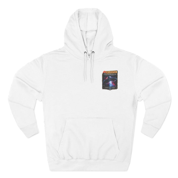 The Great Cowduction™ 3-Panel Fleece Hoodie | Cosmic Curiosities™ Archive – Case File 001 - Mahannah&