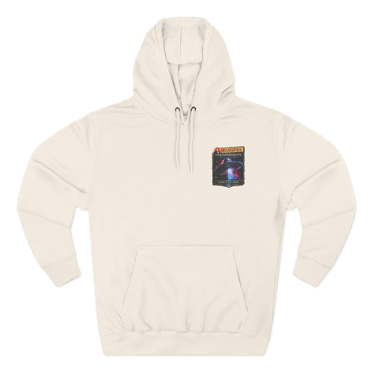 The Great Cowduction™ 3-Panel Fleece Hoodie | Cosmic Curiosities™ Archive – Case File 001 - Mahannah&