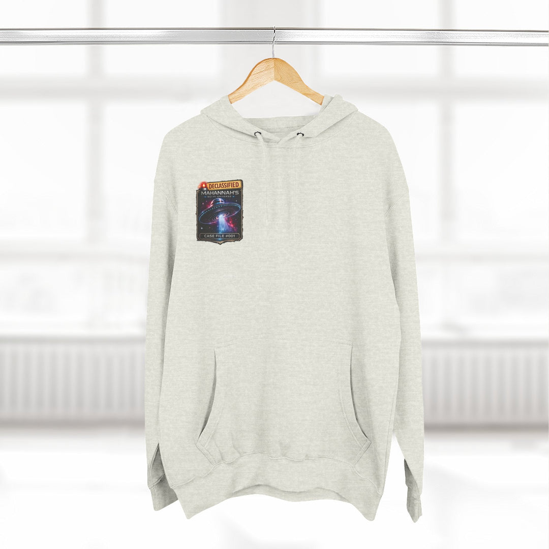 The Great Cowduction™ 3-Panel Fleece Hoodie | Cosmic Curiosities™ Archive – Case File 001 - Mahannah&