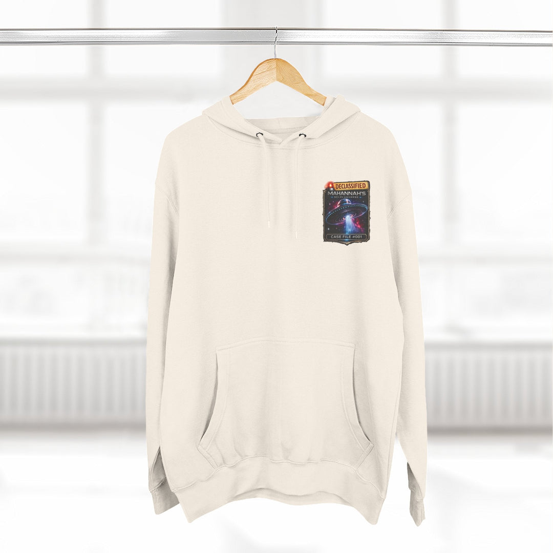 The Great Cowduction™ 3-Panel Fleece Hoodie | Cosmic Curiosities™ Archive – Case File 001 - Mahannah&