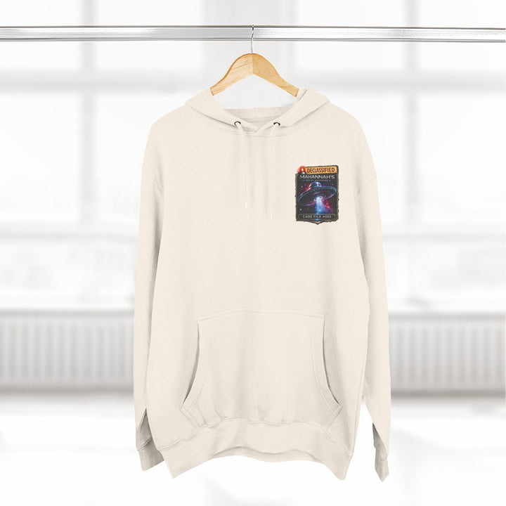 The Great Cowduction™ 3-Panel Fleece Hoodie | Cosmic Curiosities™ Archive – Case File 001 - Mahannah&