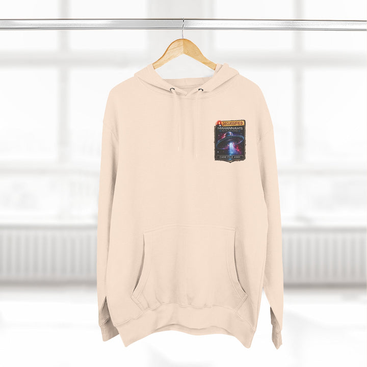 The Great Cowduction™ 3-Panel Fleece Hoodie | Cosmic Curiosities™ Archive – Case File 001 - Mahannah&