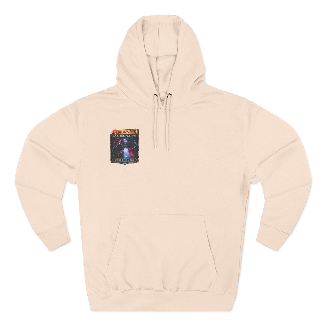 The Great Cowduction™ 3-Panel Fleece Hoodie | Cosmic Curiosities™ Archive – Case File 001 - Mahannah&