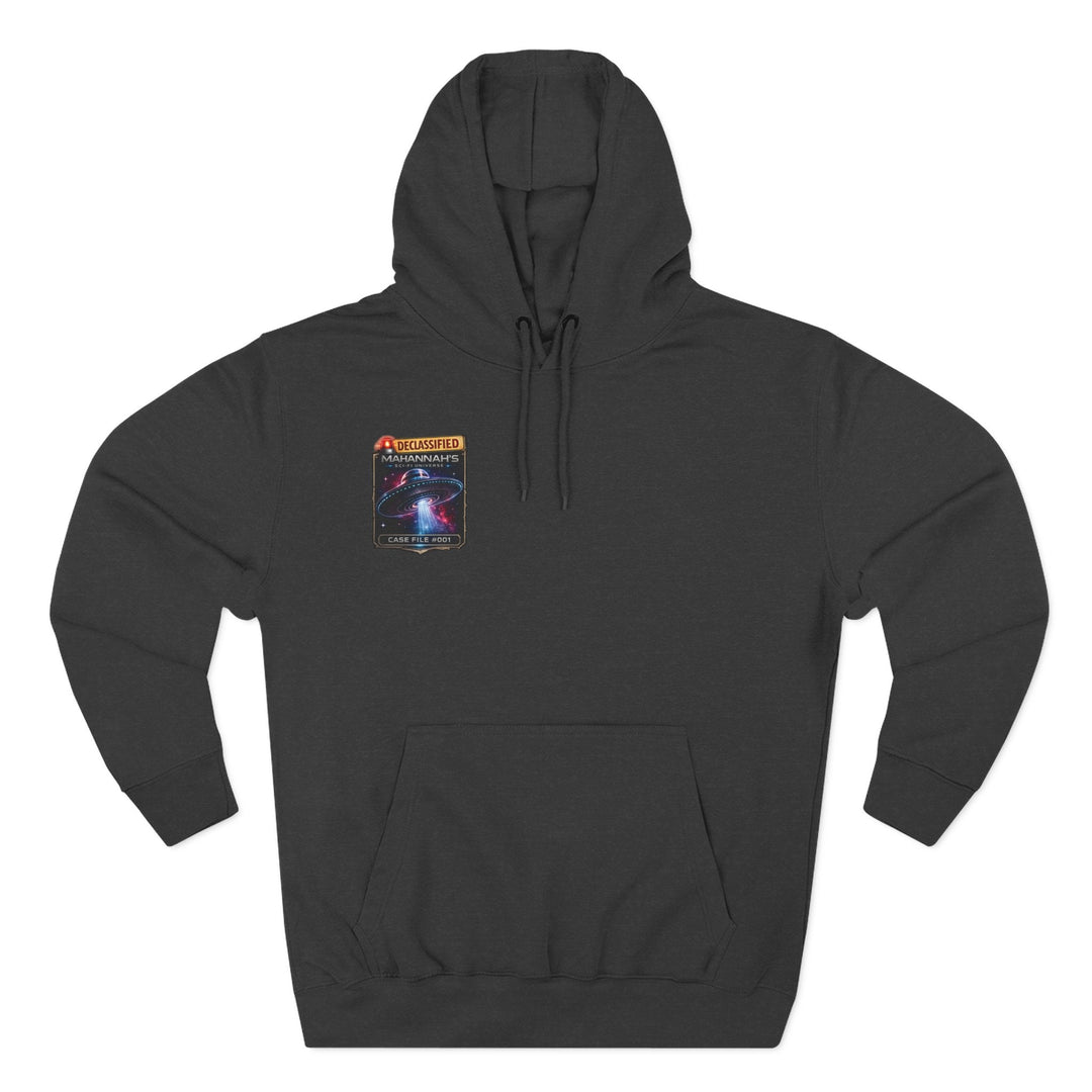 The Great Cowduction™ 3-Panel Fleece Hoodie | Cosmic Curiosities™ Archive – Case File 001 - Mahannah&