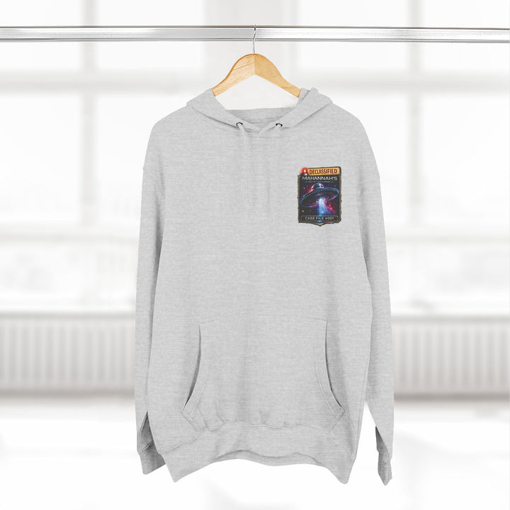 The Great Cowduction™ 3-Panel Fleece Hoodie | Cosmic Curiosities™ Archive – Case File 001 - Mahannah&