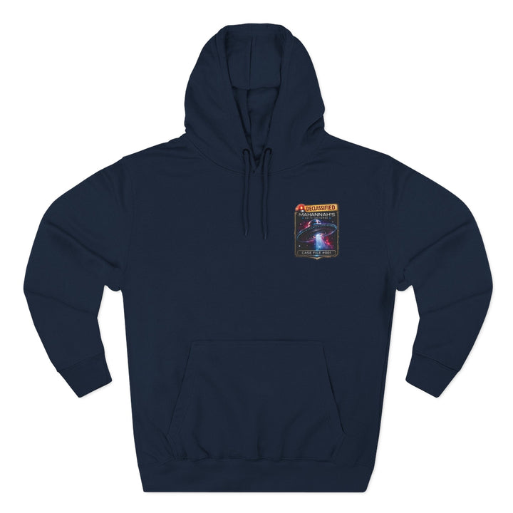 The Great Cowduction™ 3-Panel Fleece Hoodie | Cosmic Curiosities™ Archive – Case File 001 - Mahannah&