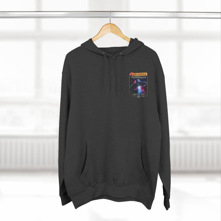 The Great Cowduction™ 3-Panel Fleece Hoodie | Cosmic Curiosities™ Archive – Case File 001 - Mahannah&