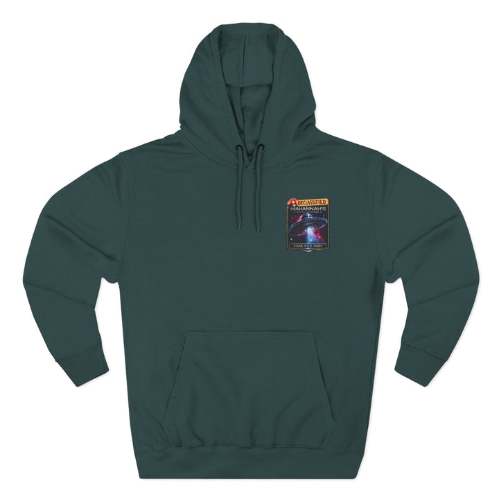 The Great Cowduction™ 3-Panel Fleece Hoodie | Cosmic Curiosities™ Archive – Case File 001 - Mahannah&