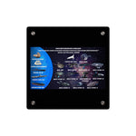 USS Enterprise Lineage Acrylic Wall Art Panel - Sci - Fi Home Decor - Mahannah's Sci - fi Universe