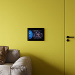 USS Enterprise Lineage Acrylic Wall Art Panel - Sci - Fi Home Decor - Mahannah's Sci - fi Universe