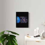USS Enterprise Lineage Acrylic Wall Art Panel - Sci - Fi Home Decor - Mahannah's Sci - fi Universe