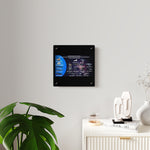 USS Enterprise Lineage Acrylic Wall Art Panel - Sci - Fi Home Decor - Mahannah's Sci - fi Universe