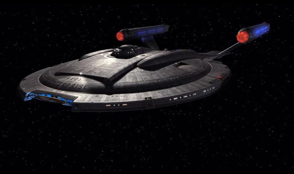 1:1000 NX-01 Star Trek Enterprise Nav