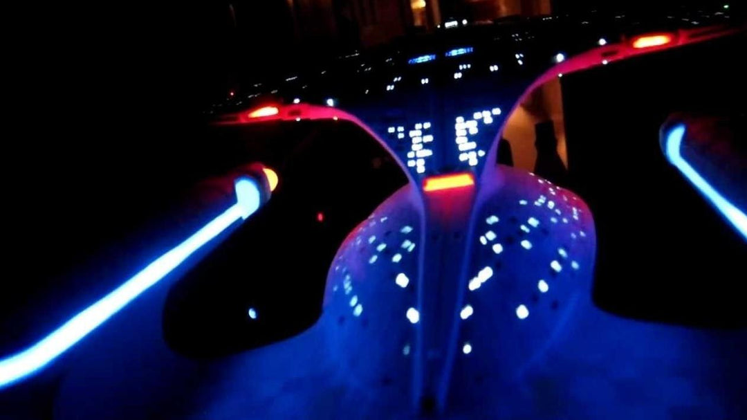 1:1400 Star Trek Enterprise D Model Lighting &amp; Sound System W/Weapons Effect &amp; Remote - Mahannah&