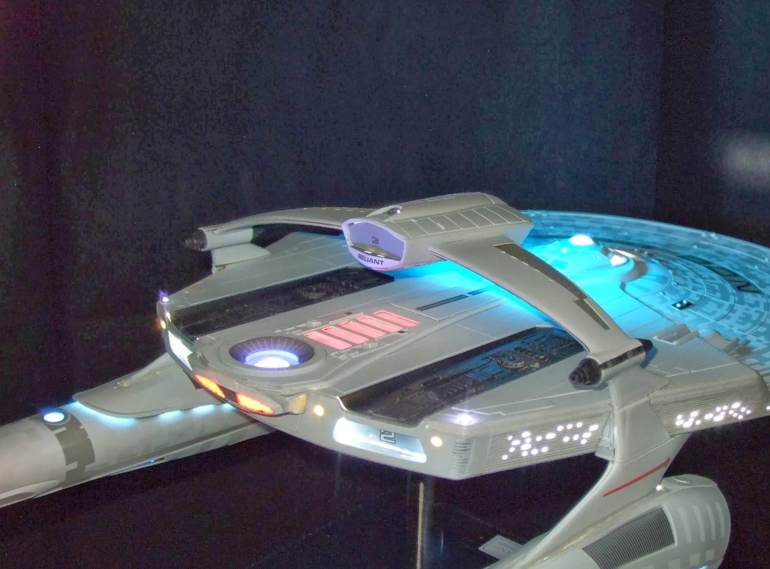 Light the 1:537 USS Reliant with navigation, strobes, impulse