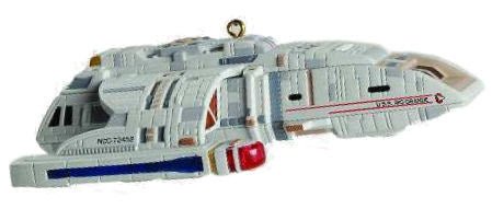 1999 Deep Space 9 Runabout Rio Grande Star Trek Hallmark Ornament - Mahannah's Sci-fi Universe
