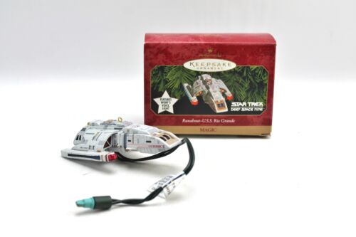 1999 Deep Space 9 Runabout Rio Grande Star Trek Hallmark Ornament - Mahannah&