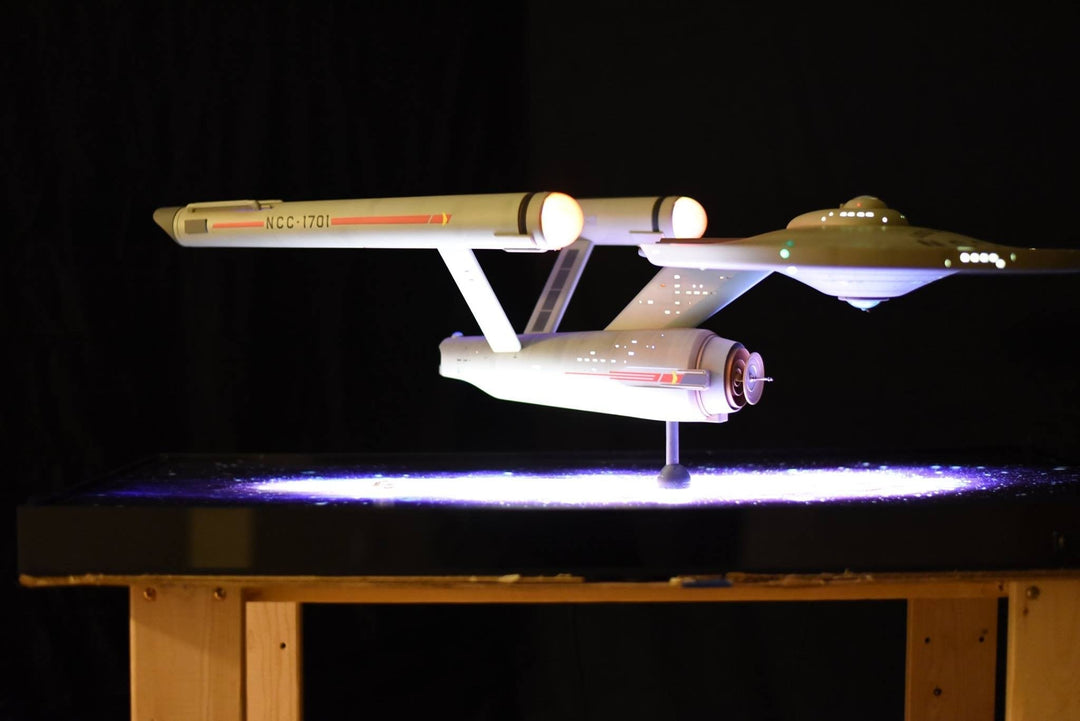 50th Anniversary 1:350 TOS Star Trek Enterprise LED/Audio System - Mahannah&