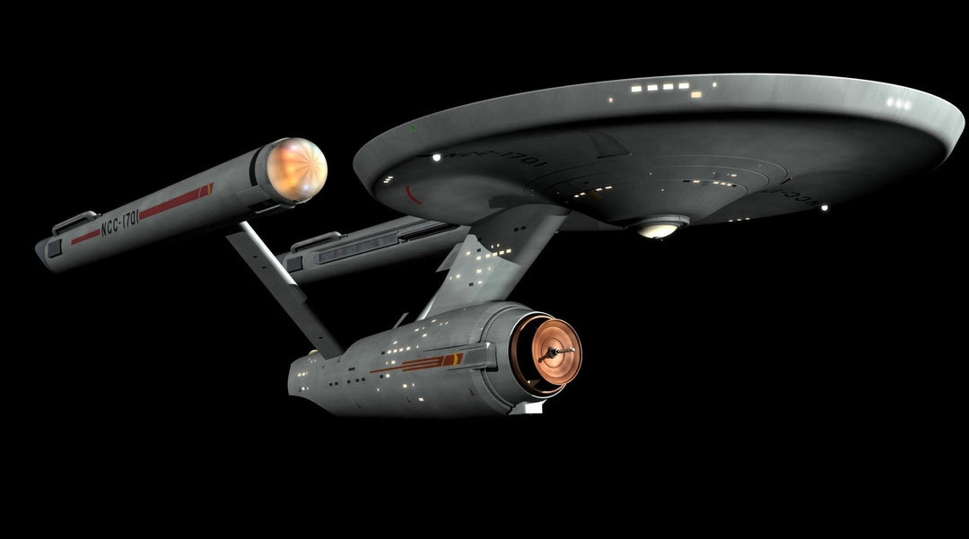 50th Anniversary 1:350 TOS Star Trek Enterprise Motor Fan Blade System W/Remote - Mahannah&