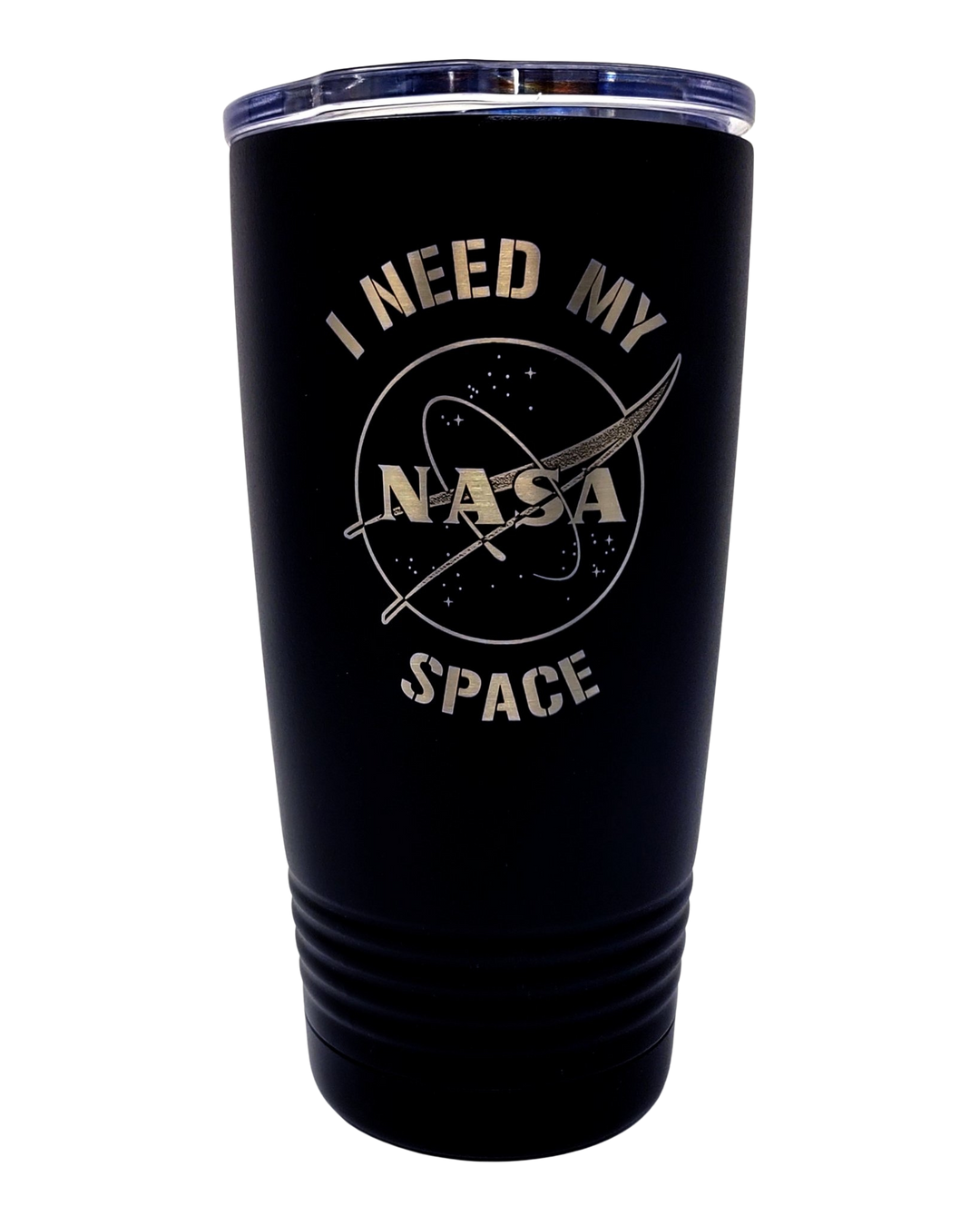 NASA I Need My Space Laser Engraved 20oz Stainless Steel Vacuum Insulated Tumbler/Mug - Mahannah's Sci-fi Universe