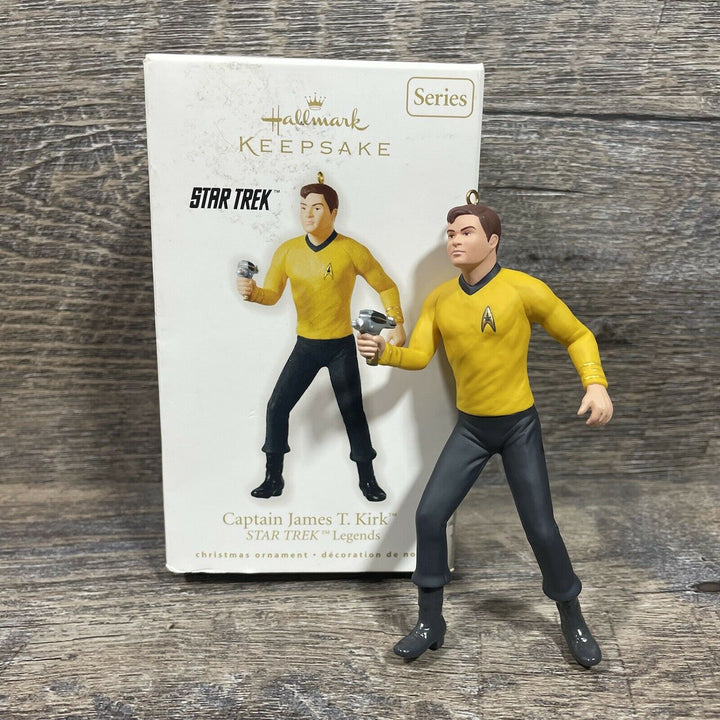 Captain James T Kirk Star Trek "Legends" Hallmark Ornament - Mahannah&