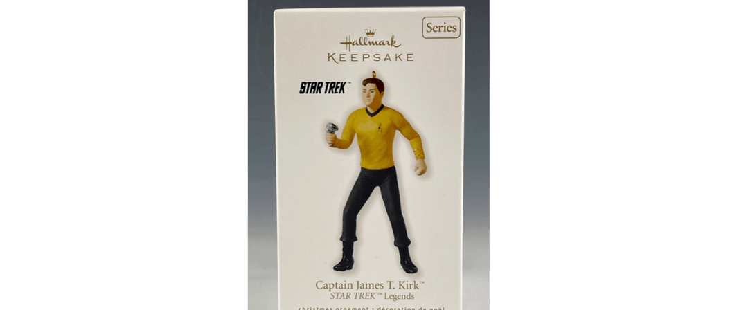 Captain James T Kirk Star Trek "Legends" Hallmark Ornament - Mahannah&